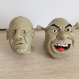 Головы из пластилина
