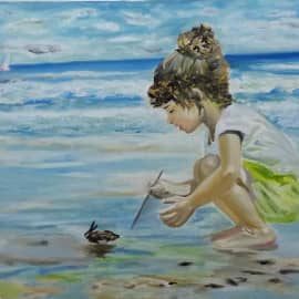 Девочка и крабик