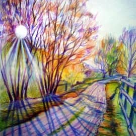 Осенний солнечный день.