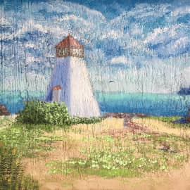 Маяк на озере Виннипег