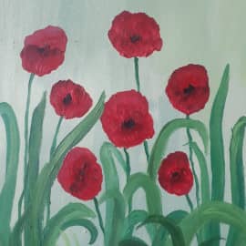 Маки на даче