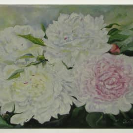 Пионы. (холст, масло)