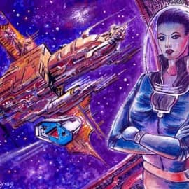 Капитан звездолёта.