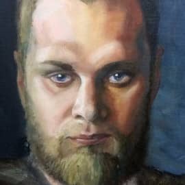 Портрет приятеля, фрагмент