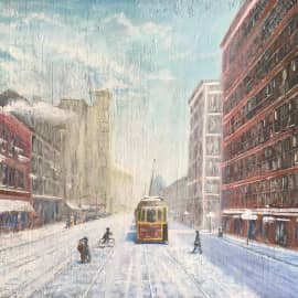 Старый Виннипег. В ожидании трамвая