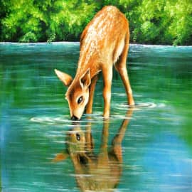 Лето закончилось, дарю Вам новый теплый рисунок :) 