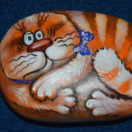 Кот на камне, сюжет 3