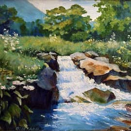 Ручей в лесу