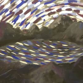 Озеро "Око Шивы". 50х40см