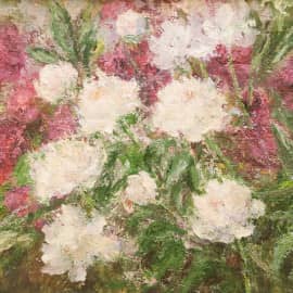 Пионы (белые и розовые)