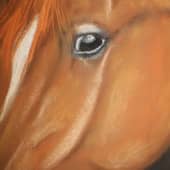 Рыжий конь (1), художник Валерия Гайворонская