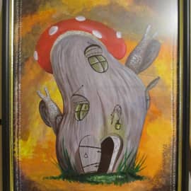 Домик-мухомор