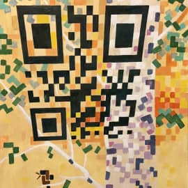 Портрет незнакомки у березы на фоне заката