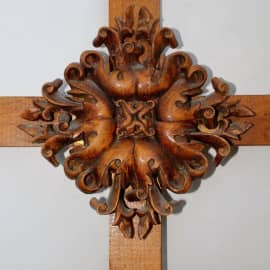 Розетка к киоту иконы. Бук.