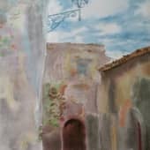 "Сицилийский дворик" (4), художник Любовь Титова