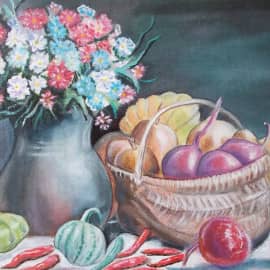 Осенний  натюрморт.