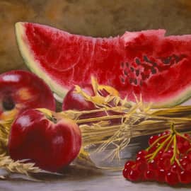 Натюрморт с калиной