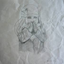 Рисунок. Замёрзла.