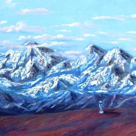 Ожидание. Горный пейзаж