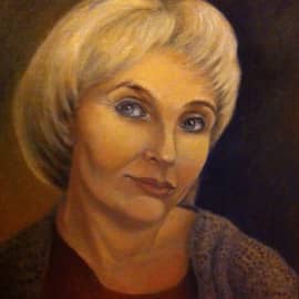 Дама с шалью.