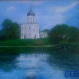 церковь Покрова на Нерли летом