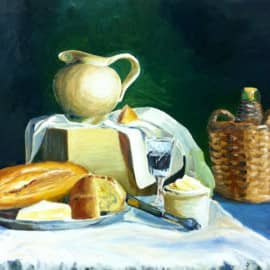 Натюрморт с хлебом