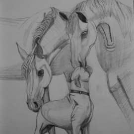 Рисунок карандаш бумага, сюжет 6