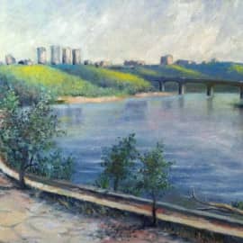 Мызинский мост в Нижнем Новгороде.