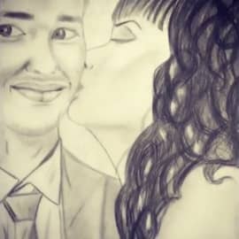 Свадебный шарж