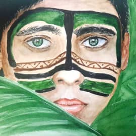 Портрет акварелью