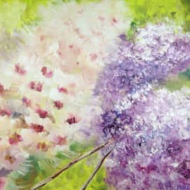 Сирень и каштан