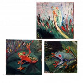 Лягушки триптих