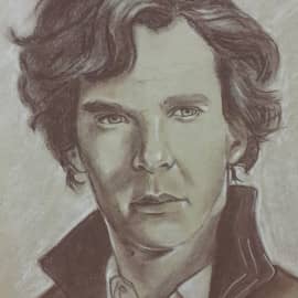 Портрет Бенедикта Камбербэтча