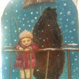 Сторона новой карандашницы