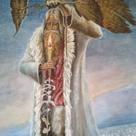 Человек с филином