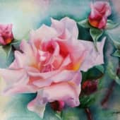 "Прекрасная роза" (1), художник Любовь Титова