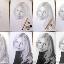 Коллаж ,работа с натуры ...