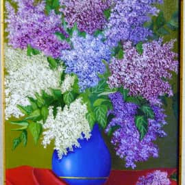 Сирень в вазе