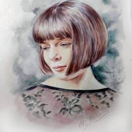 Портрет акварелью, сюжет 2