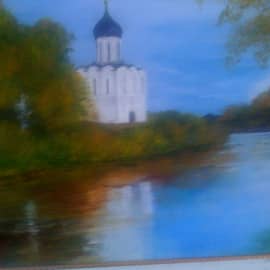 церковь Покрова на Нерли осенью