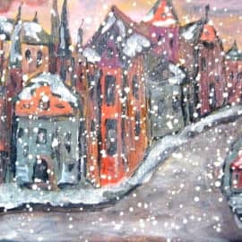 Снегопад в Старом Городе