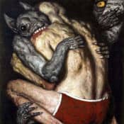 Почему известный соцреалист Гелий Коржев стал писать мутантов-тюрликов и картины на библейские мотивы