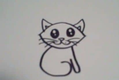 Как нарисовать (рисовать) кошку, кота, котенка - поэтапные рисунки и видеоуроки
