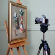 Как фотографировать картины. 