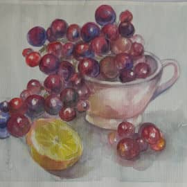 натюрморт в ярких цветах, сюжет 4