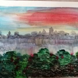 Город засыпает