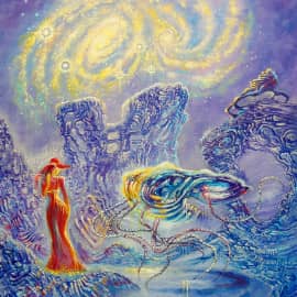 В сиянии галактик.