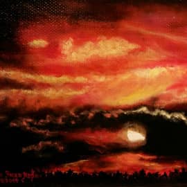 Кровавый закат