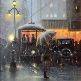 Дождь в старом городе