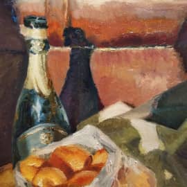 Натюрморт с мандаринами